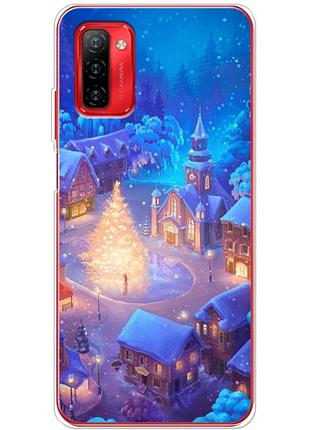 Чохол силіконовий з картинкою на ulefone note 12p (новорічний)