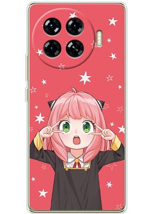 Чохол силіконовий з картинкою на tecno spark 20 pro plus (аніме, anime)