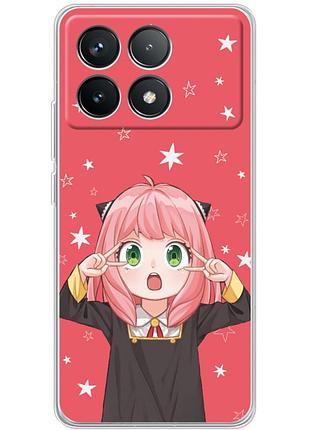 Чохол силіконовий з картинкою на xiaomi poco f6 pro (аніме, anime)