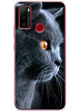 Чохол силіконовий з картинкою на ulefone note 10 (британський кіт)