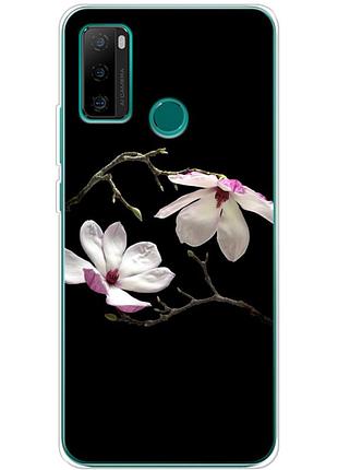 Чехол силиконовый с картинкой на ulefone note 10p (цветок, монголия)