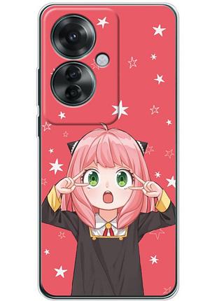 Чохол силіконовий з картинкою на oppo reno 11 f (аніме, anime)