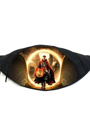 Поясная сумка бананка доктор стрендж (gb - doctor strange 05) gear bag черная