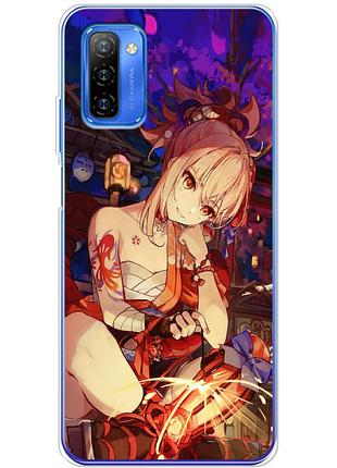 Чехол силиконовый с картинкой на ulefone note 12 (аниме, anime)