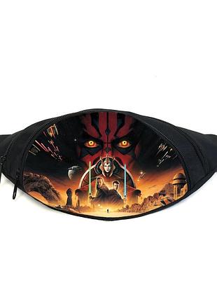 Поясна сумка бананка зоряні війни (gb- star wars 07) gear bag чорна