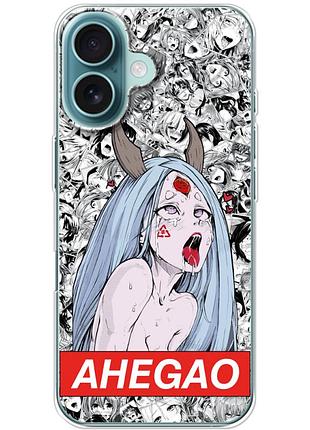 Чехол силиконовый с картинкой на iphone 16 (аниме, anime)