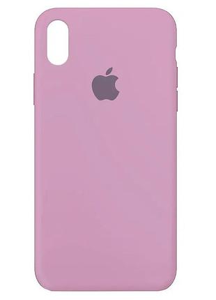 Чехол fiji silicone case для apple iphone xr бампер накладка full soft lilac pride