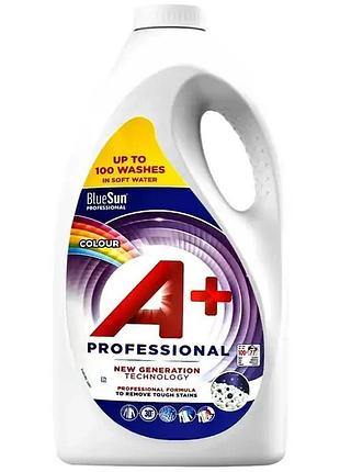 Гель для стирки a+ professional colour для цветного белья, 4.62 л (102 стирки)