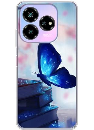 Чохол силіконовий з картинкою на zte nubia v60 design (метелик)