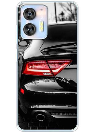 Чехол силиконовый с картинкой на oukitel c36 (машина, audi a7)