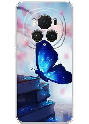 Чехол силиконовый с картинкой на huawei honor magic 6 pro (бабочка)