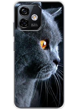Чохол силіконовий з картинкою на ulefone note 16 pro (британський кіт)
