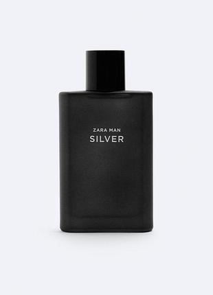 Туалетна вода для чоловіків zara silver 90 ml з набору