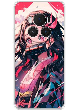 Чехол силиконовый с картинкой на huawei honor magic 6 pro (аниме, anime)