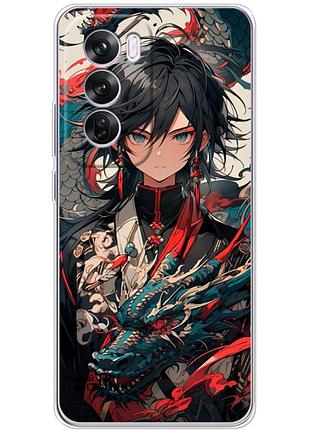 Чохол силіконовий з картинкою на oppo reno 12 pro (аніме, anime)
