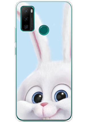 Чохол силіконовий з картинкою на ulefone note 10p (кролик сніжок)