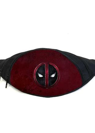 Поясная сумка бананка дэдпул (gb - deadpool 020) gear bag черная