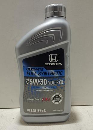Масло моторное honda/acura hg ultimate full synthetic 5w30 0.946мл