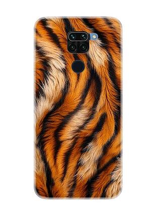 Чохол на xiaomi redmi note 9 pro/9s/9 pro max тигрове хутро (принт 395)