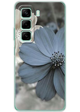 Чехол силиконовый с картинкой на infinix hot 50 (цветок гербера)