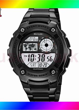 Bs часы skmei 2473bk best mix black спортивные наручные водонепроницаемые для мужчин и женщин стильные bas77/n