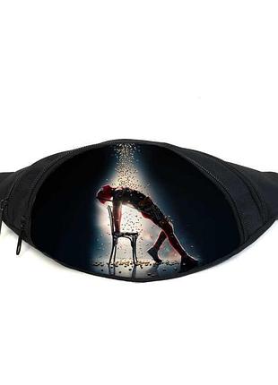 Поясная сумка бананка дэдпул (gb - deadpool 016) gear bag черная
