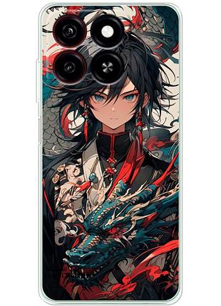 Чохол силіконовий з картинкою на zte blade a35 (аніме, anime)