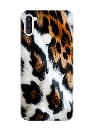 Чехол на samsung galaxy a11 нежность меха (принт 396)