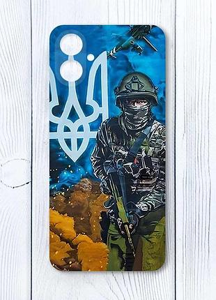 Чехол на samsung galaxy a06 (a065) защитник (принт 349)
