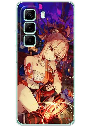 Чохол силіконовий з картинкою на infinix hot 50 (аніме, anime)