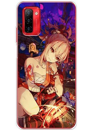 Чохол силіконовий з картинкою на ulefone note 12p (аніме, anime)