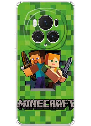 Чохол силіконовий з картинкою на huawei honor magic 6 pro (майнкрафт, minecraft)