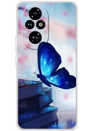 Чехол силиконовый с картинкой на huawei honor 200 (бабочка)