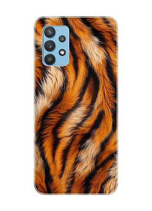 Чехол на samsung galaxy a32 тигровый мех (принт 395)