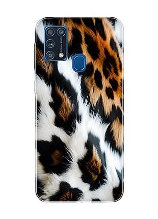 Чехол на samsung galaxy m31 нежность меха (принт 396)