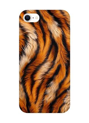 Чехол на iphone 7 / 8 тигровый мех (принт 395)