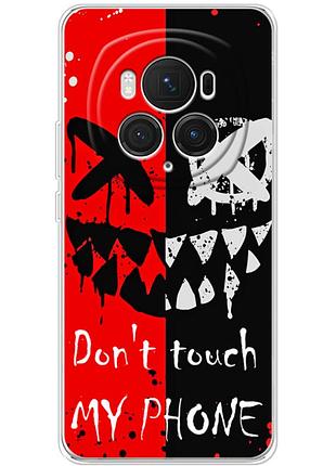 Чохол силіконовий з картинкою на huawei honor magic 6 pro (не чіпай мій телефон)