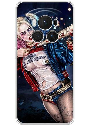 Чехол силиконовый с картинкой на huawei honor magic 6 pro (харли квинн, harley quinn)