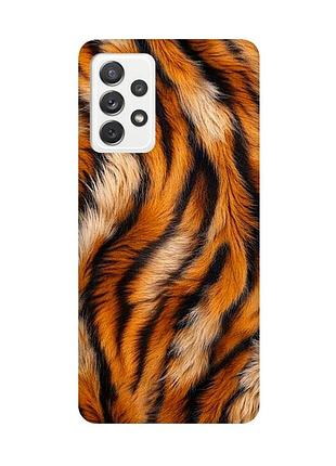 Чехол на samsung galaxy a72 (a725) тигровый мех (принт 395)