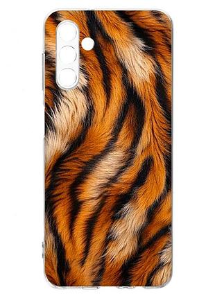 Чехол на samsung a04s/a13 5g тигровый мех (принт 395)