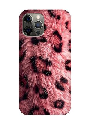 Чохол на iphone 12 pro max рожеве хутро (принт 397)