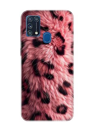 Чохол на samsung galaxy m31 рожеве хутро (принт 397)