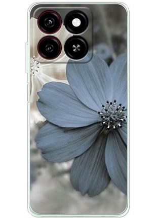 Чехол силиконовый с картинкой на zte blade a35 (цветок гербера)