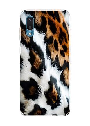 Чехол на samsung galaxy a02/a022 (2021) нежность меха (принт 396)