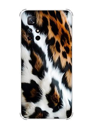 Чохол з потовщеними кутами на xiaomi redmi note 11 4g ніжність хутра (принт 396)