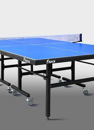 Теннисный стол "феникс" master sport m19 синий