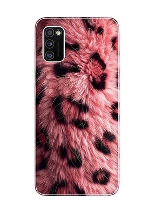Чохол на samsung galaxy a41 рожеве хутро (принт 397)