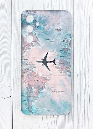 Чехол на samsung galaxy a16 5g путешествия. карта (принт 317)