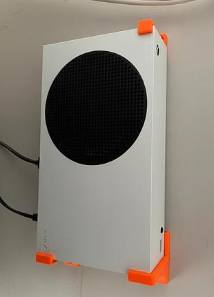 Настенный держатель для xbox series s оранжевый