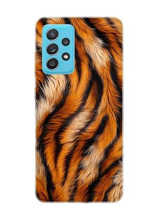 Чехол на samsung galaxy a52 тигровый мех (принт 395)